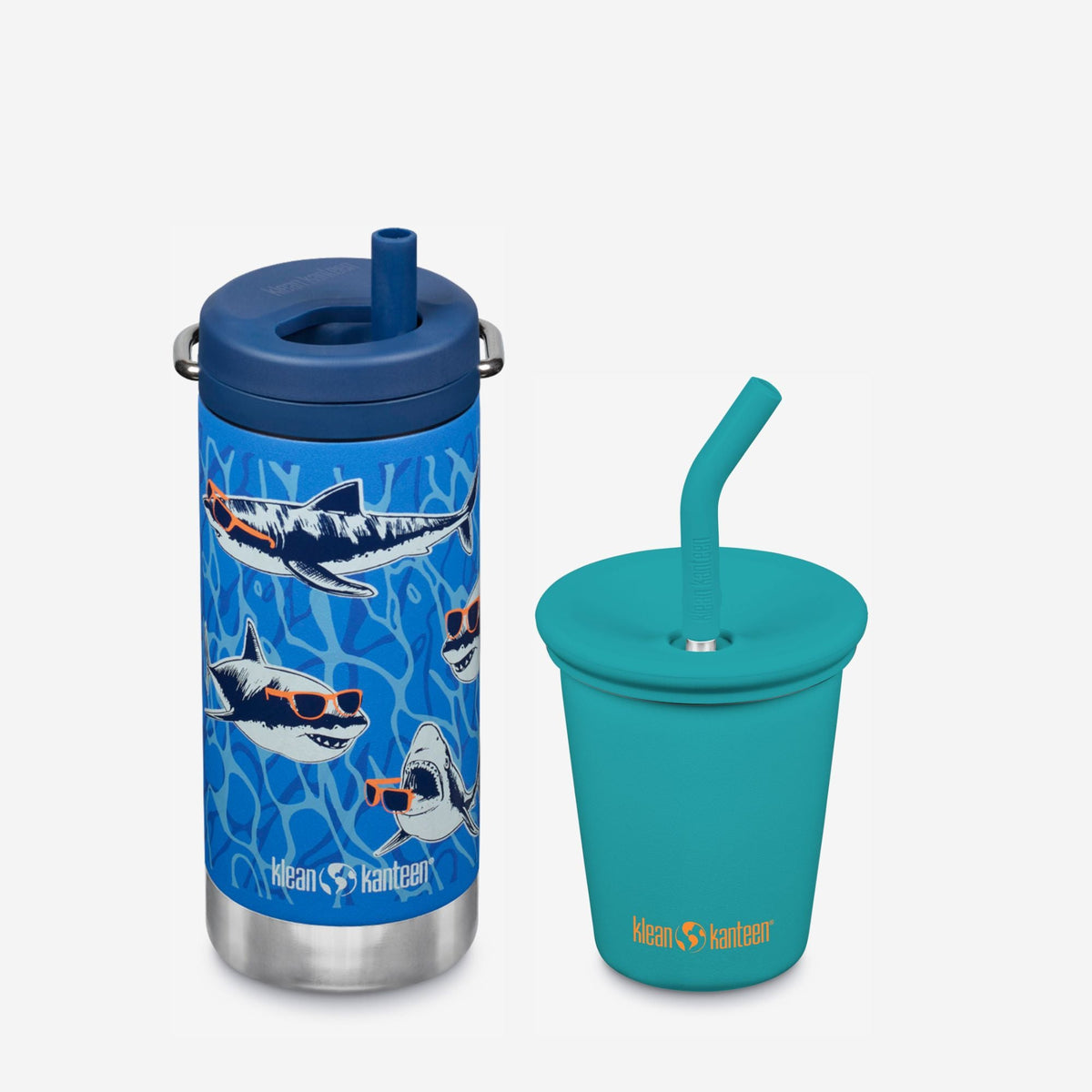 Kid's Sippy Cup and Wide Water Bottle Set