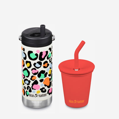Kid's Sippy Cup and Wide Water Bottle Set