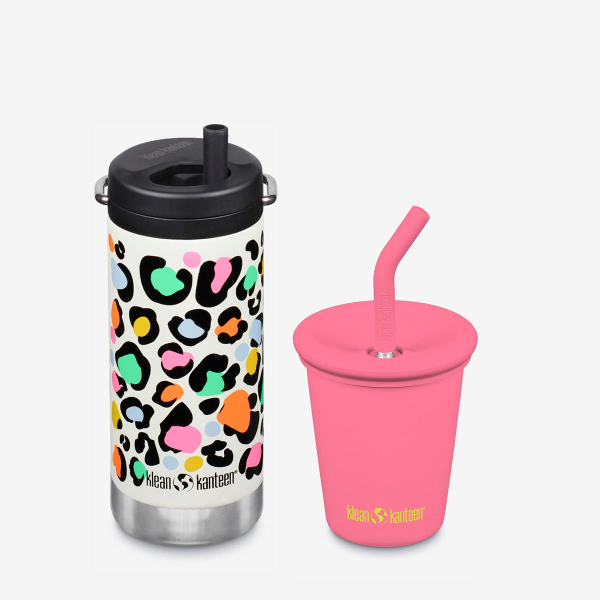 Kid's Sippy Cup and Wide Water Bottle Set