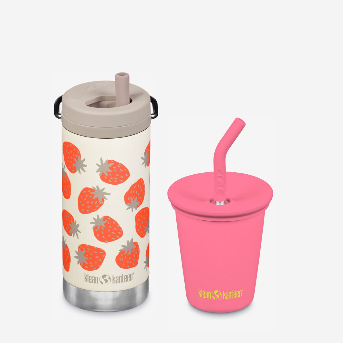 Kid's Sippy Cup and Wide Water Bottle Set