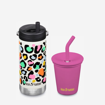 Kid's Sippy Cup and Wide Water Bottle Set