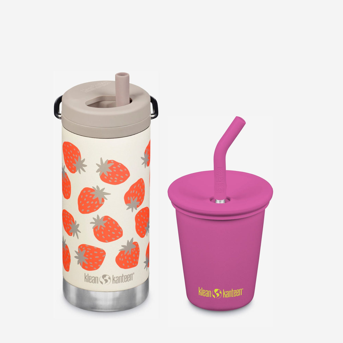 Kid's Sippy Cup and Wide Water Bottle Set